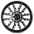 Skill Wheels SV308-SB420 10x20 6x139,7 ET10 77,8 Черный глянцевый + полированные спицы + матовый лак