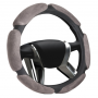 Оплетка на руль Azard OPLA0074 - 37-39 см черный/серый
